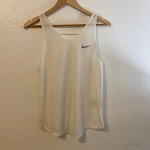 White Nike Workout Tank Top
